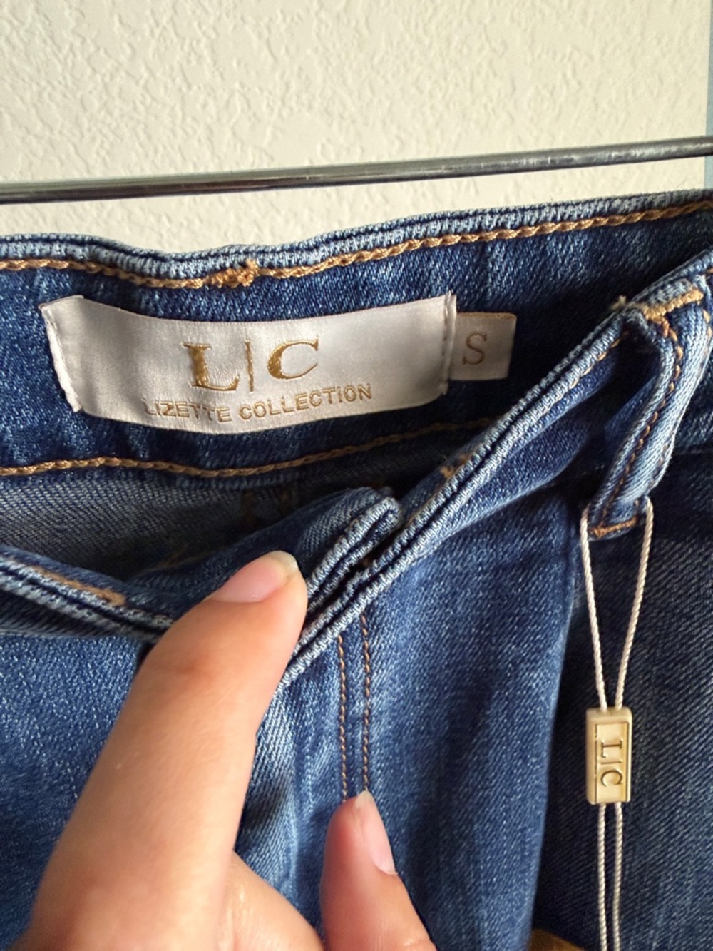 Lizette Collection High Rise Wide Leg Jean - Picture 2 of 5
